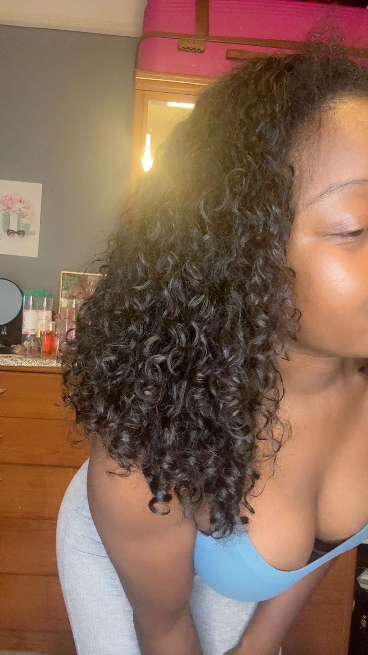 Indian Wave Half Wig