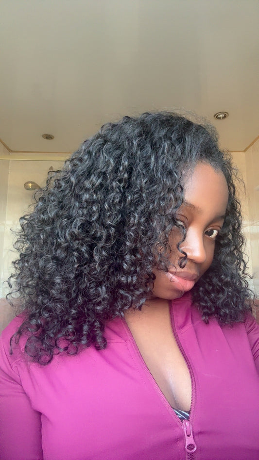 Indian Wave Half Wig